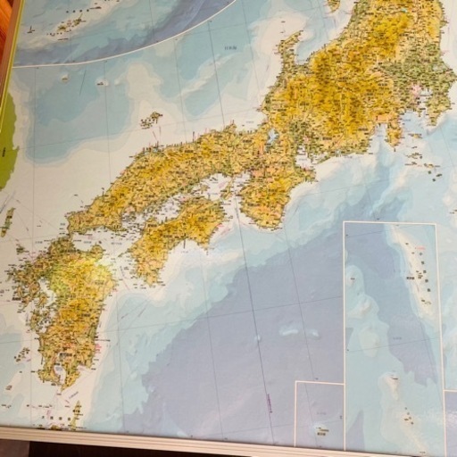 額縁入り日本地図石川県地図インテリア学習用 A プロフ必読 西泉のその他の中古あげます 譲ります ジモティーで不用品の処分