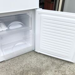 【動作保証あり】NITORI  ニトリ 2019年 NTR-106 106L 2ドア 冷凍冷蔵庫【管理KRR384】