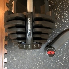 アジャストベンチ　可変式ダンベル(40kg×2)防音マットセット