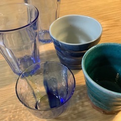 コップ 各種(焼酎カップ、冷酒グラス、ガラスコップ)