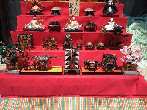 着払い限定 貴重 レア品 久月 8段 段飾り 雛人形 三歌人 散らし