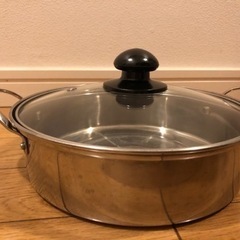 浅型鍋20cm(IH、ガスコンロOK) - 生活雑貨