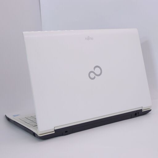 美品 15インチ ノートパソコン 富士通 AH42/K 高速SSD Wi-Fi有 Pentium