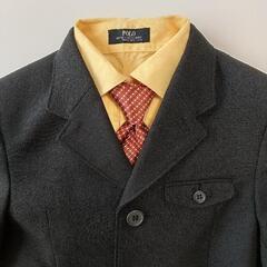 男児スーツとネクタイ付きカラーシャツ(110cm)