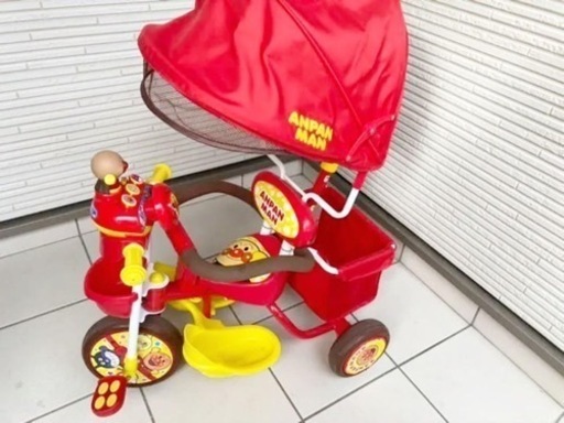 アンパンマンの三輪車