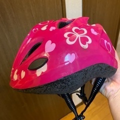 自転車のヘルメット(子ども用) 女の子　2〜4歳くらい　無料