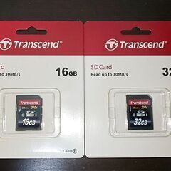 【お取引完了】 トランセンド SDカード 16GB 32GB 2...