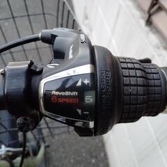 自転車27インチ　LEDオ−トライト　6段ギア (タイヤ・チューブ交換済み）