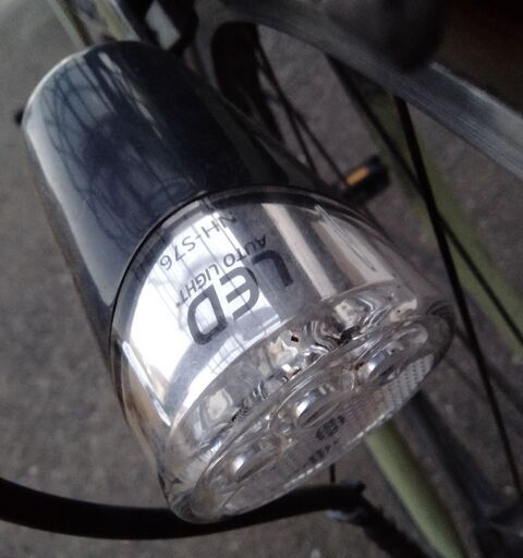 自転車27インチ LEDオ−トライト 6段ギア 高品質 (タイヤ  