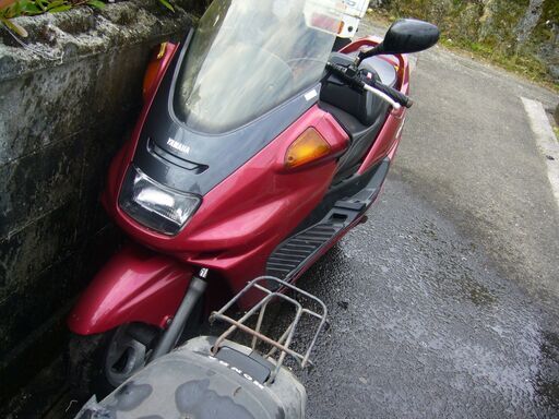 ヤマハマジェスティー４ｈｃ２５０ｃｃ臙脂色鍵無し不動