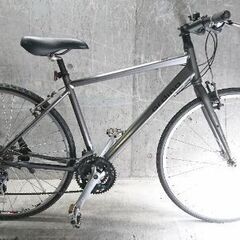 自転車中古 BRIDGESTONE ordina 外装変速8×3 タイヤ700×30C カラーグレー