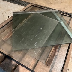 ガラス　硝子　セット　すりガラス　型板ガラス