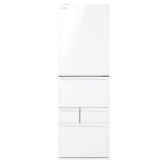 東芝ノンフロン冷凍冷蔵庫 GR-J43GXV(ZW) 410L 5ドア クリアシェルホワイト 2016年製
