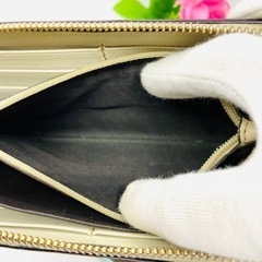 GUCCI グッチ 長財布 スーキー ブラック ホワイト レディース レザー