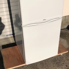 【ネット決済・配送可】Haier　冷凍冷蔵庫　JR-9BDK　2...