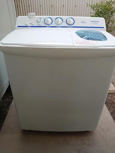 二槽式洗濯機　HITACHI   5.5kg   2019年製