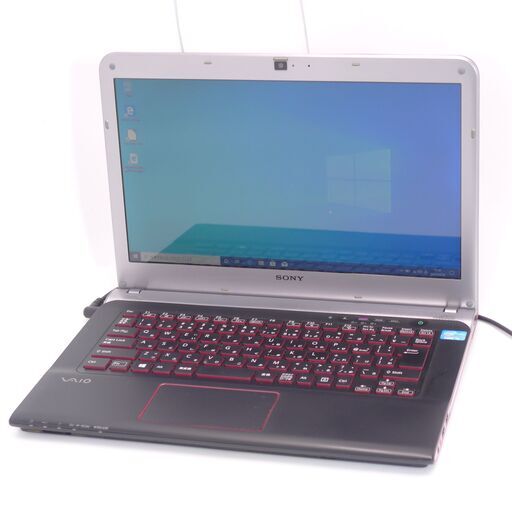 中古良品 新品高速SSD Wi-Fi有 ノートパソコン SONY SVE14A2AJ 第3世代 Core i5 8GB DVDRW 無線 Bluetooth カメラ Windows10 Office