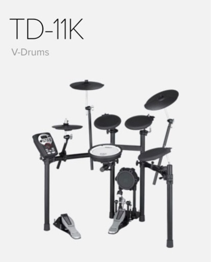 Roland ローランドV-Drums TD-11 電子ドラム　セット　＋増設シンバルとおまけ小物