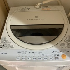 TOSHIBA 洗濯機　AW-60GL