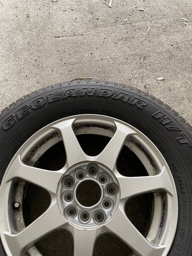 ヨコハマタイヤ GEOLANDAR 215/70R15　ホイールセット