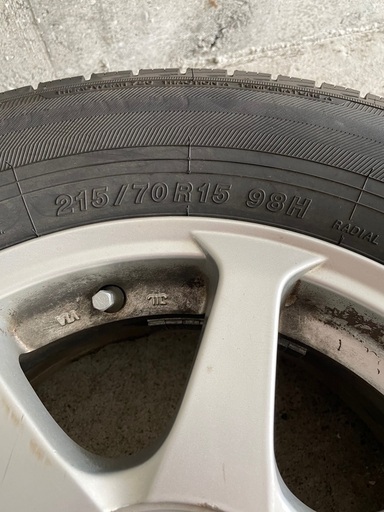 ヨコハマタイヤ GEOLANDAR 215/70R15　ホイールセット