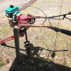 マルナカ HD-2 車輪付動力穴掘機 マルナカ HD-2 車輪付動力穴掘機