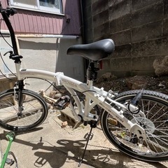 20インチ 折りたたみ自転車【軽量アルミフレーム】 シマノ6段変速