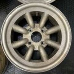 旧車ホイール ワタナベ タイプA 14インチ 4本 6J/6.5J4HPCD114.3約+