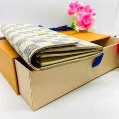 LOUIS VUITTON ヴィトン アズール ポルトフォイユ サラ ダミエ