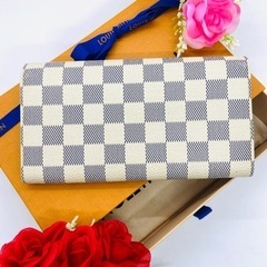 LOUIS VUITTON ヴィトン アズール ポルトフォイユ サラ ダミエ