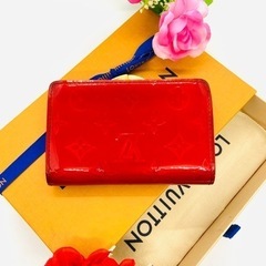 LOUIS VUITTON ヴィトン ヴェルニ がま口 ヴィエノワ ミニ財布