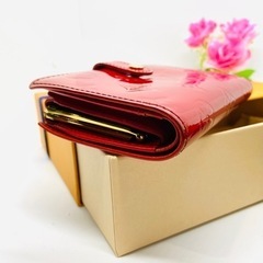 LOUIS VUITTON ヴィトン ヴェルニ がま口 ヴィエノワ ミニ財布