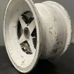 旧車ホイール WORK Equip ワーク エクイップ 社外ホイール 13インチ 2本 7J4HPCD114.3+4 リペアベース 当時物　(VHV244) クレジットカード QRコード決済可能