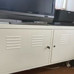 IKEA PS キャビネット ホワイト　119x63 cm 差し...