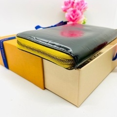 LOUIS VUITTON ヴィトン ヴェルニ エルドリッジ レディース 財布 イエロー