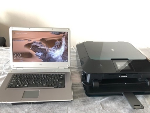NECノートとCANONプリンタセット