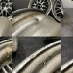 WORK VS? ワーク 社外ホイール 18インチ 4本 7.5J4H/5HPCD114.3+45 ジャンク品 メッシュ　(VHV243) クレジットカード QRコード決済可能