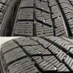 【BS BLIZZAK VRX 165/70R14】スタッドレス【Team Sparco 14インチ 5.5J4HPCD100+32】2017年製 バリ溝 VW/up!等　(MTA307) クレジットカード QRコード決済可能