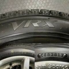 【BS BLIZZAK VRX 165/70R14】スタッドレス【Team Sparco 14インチ 5.5J4HPCD100+32】2017年製 バリ溝 VW/up!等　(MTA307) クレジットカード QRコード決済可能