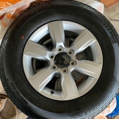 トヨタラウンドクルーザープラド　ほぼ新品ノーマルタイヤアルミホイール付き純正4本