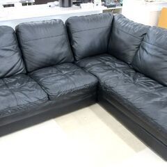 ニトリ 3人掛けカウチソファ レザー系 リビング家具 セパレート 3Pソファ