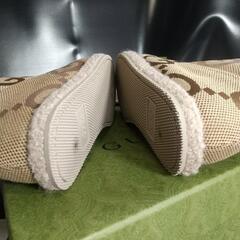 新品 未使用 /GUCCI/ジャンボGG アンクルブーツ 35 ホースビット付き