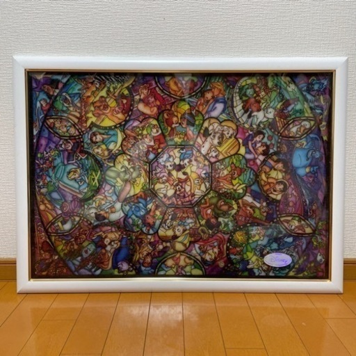 ディズニー ステンドグラス風額飾り パズル Aquamarine 瑞江の生活雑貨の中古あげます 譲ります ジモティーで不用品の処分