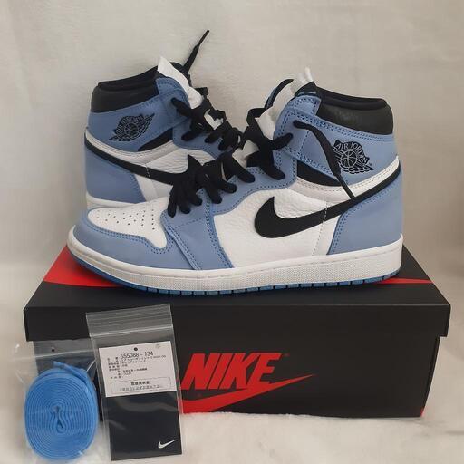 美品　aj1 ユニバーシティブルー　27.5　ジョーダン