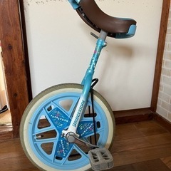 【美品❣️】一輪車 子供用　水色　ブリヂストン