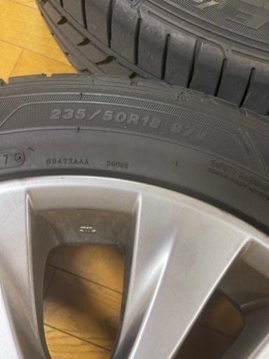 神戸手渡し⭐️アルファード純正ホイール、タイヤセット235/50R18 