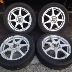 コンパクトカー向け 175/60R15 アルミホイール4本