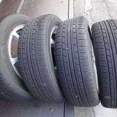 コンパクトカー向け 175/60R15 アルミホイール4本