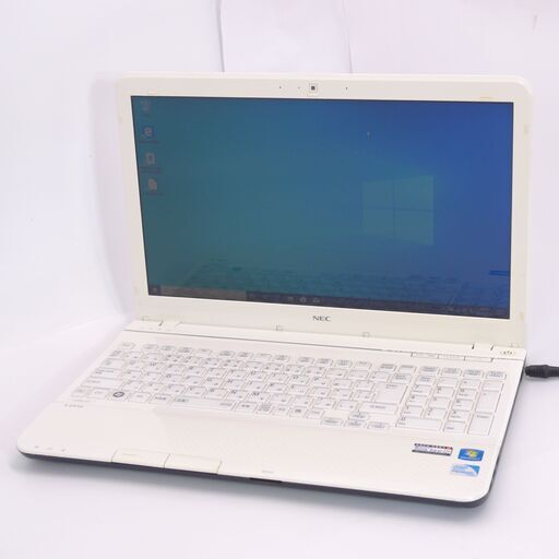 中古美品 15インチ Wi-Fi有 ノートパソコン NEC PC-LS150HS1KSW Pentium 4GB 750G DVDマルチ 無線 カメラ Windows10 Office 即使用可