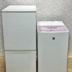 ◇家電2点セット◇シャープ冷蔵庫◇アクア洗濯機◇大阪兵庫京都奈良滋賀和歌山◇ AQUA 家電2点セット 全自動洗濯機+200〜299Lの冷蔵庫（1〜2人
